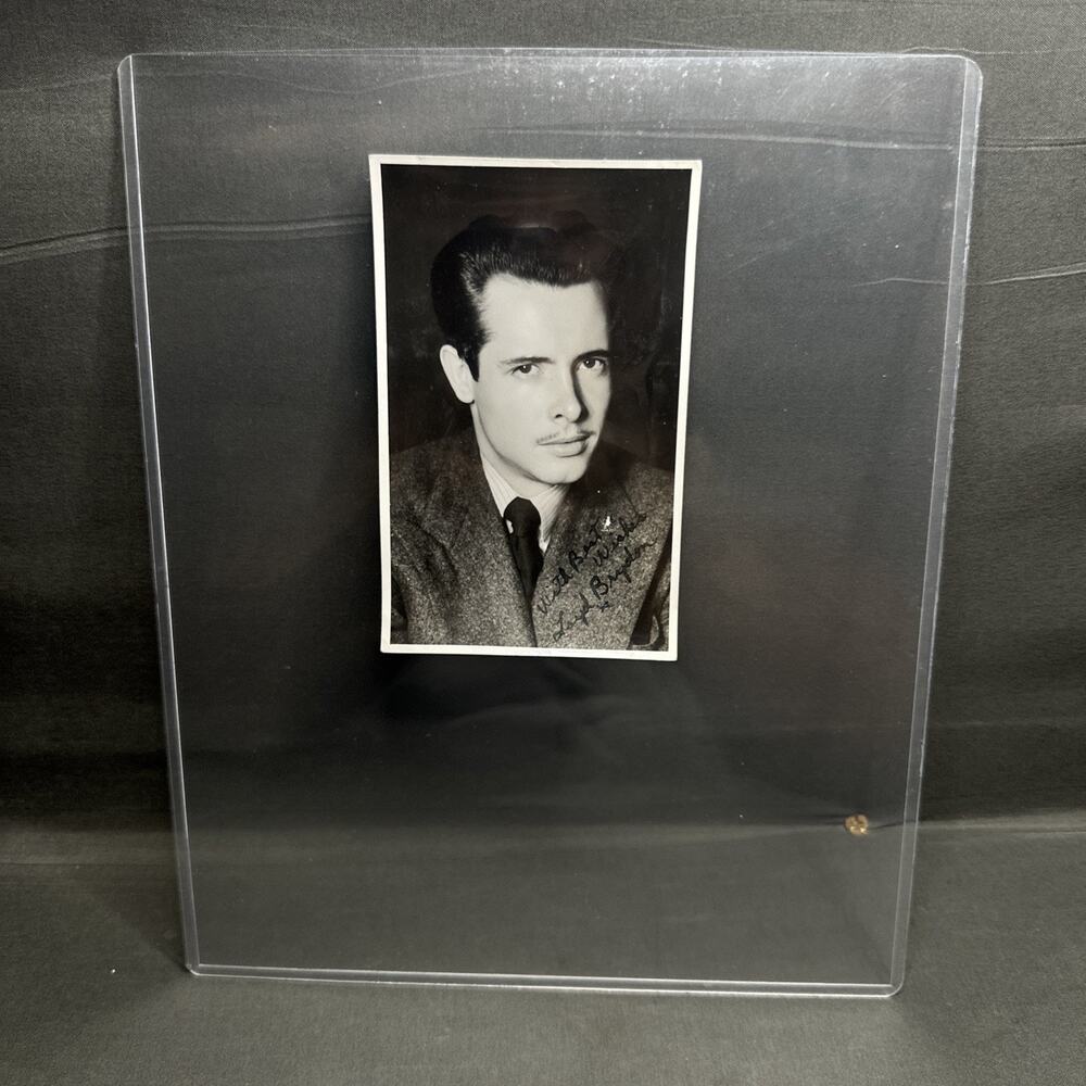 SIGNED PICTOR OF “LOYD BRYDON” ACTOR, DIRECTOR, PRODUCER FROM THE 1940’s